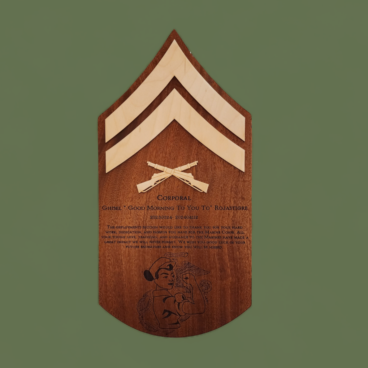 U.S. Marine Corporal Chevron