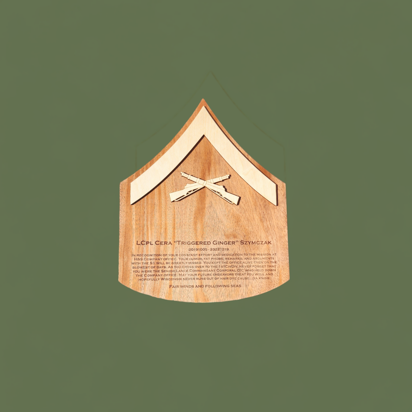 U.S. Marine Corporal Chevron